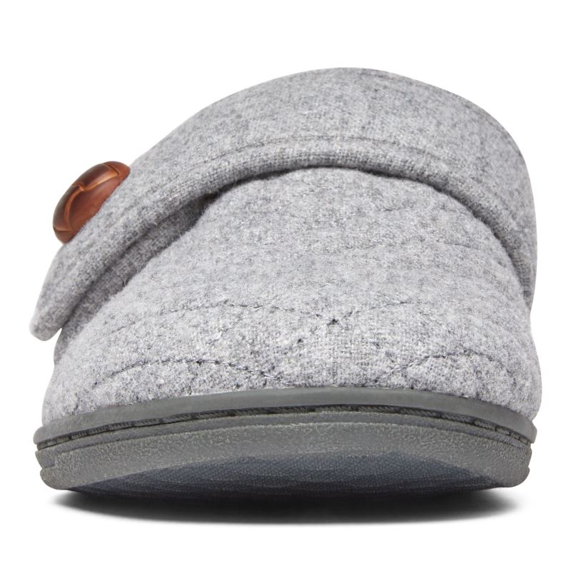 Vionic Women's Carlin Slipper - Light Grey