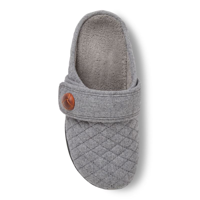 Vionic Women's Carlin Slipper - Light Grey