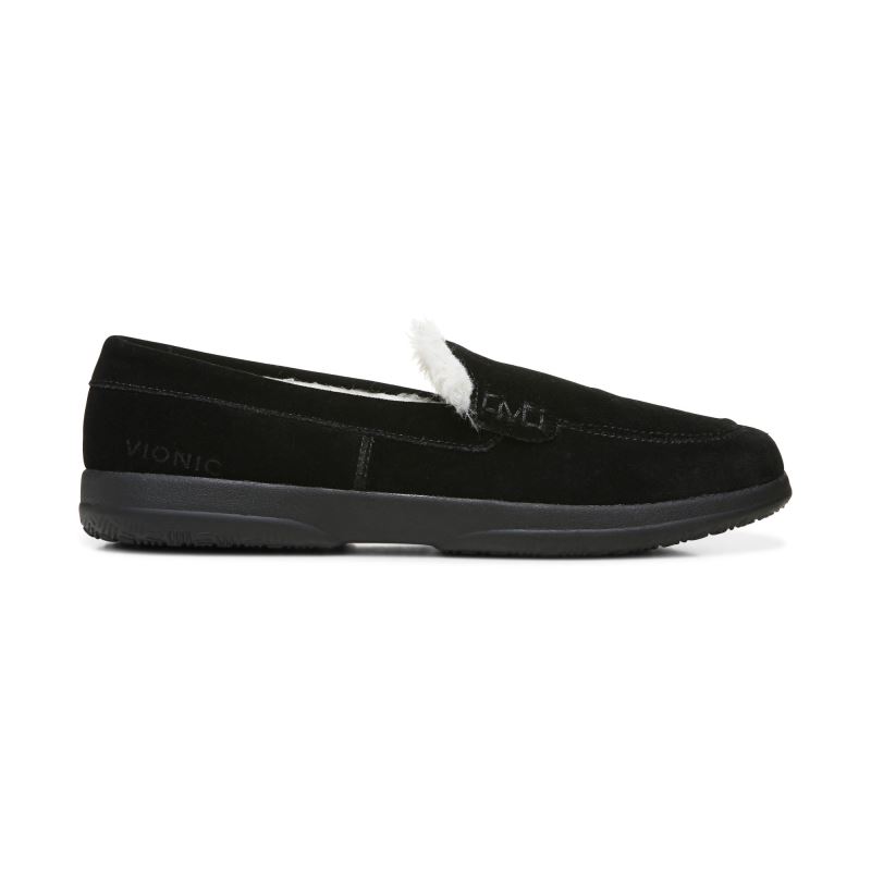 Vionic Women's Lynez Slipper - Black Suede