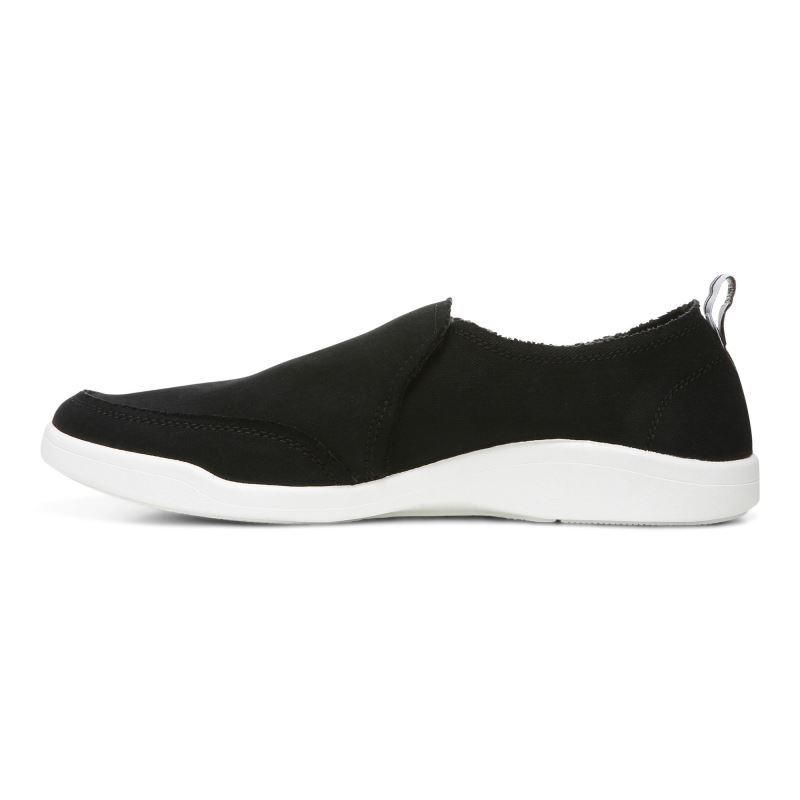 Vionic Women's Malibu Slip On - Black Canvas