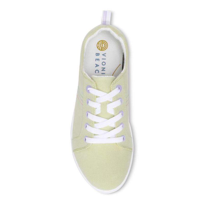 Vionic Women's Stinson Sneaker - Citrine Canvas