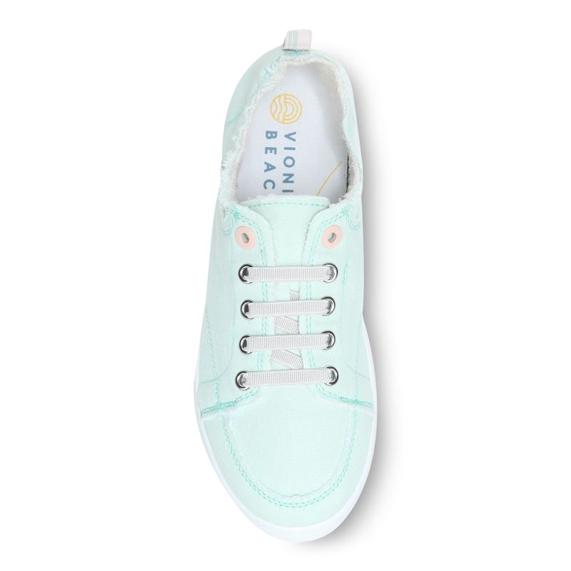 Vionic Women's Pismo Casual Sneaker - Seafoam Canvas