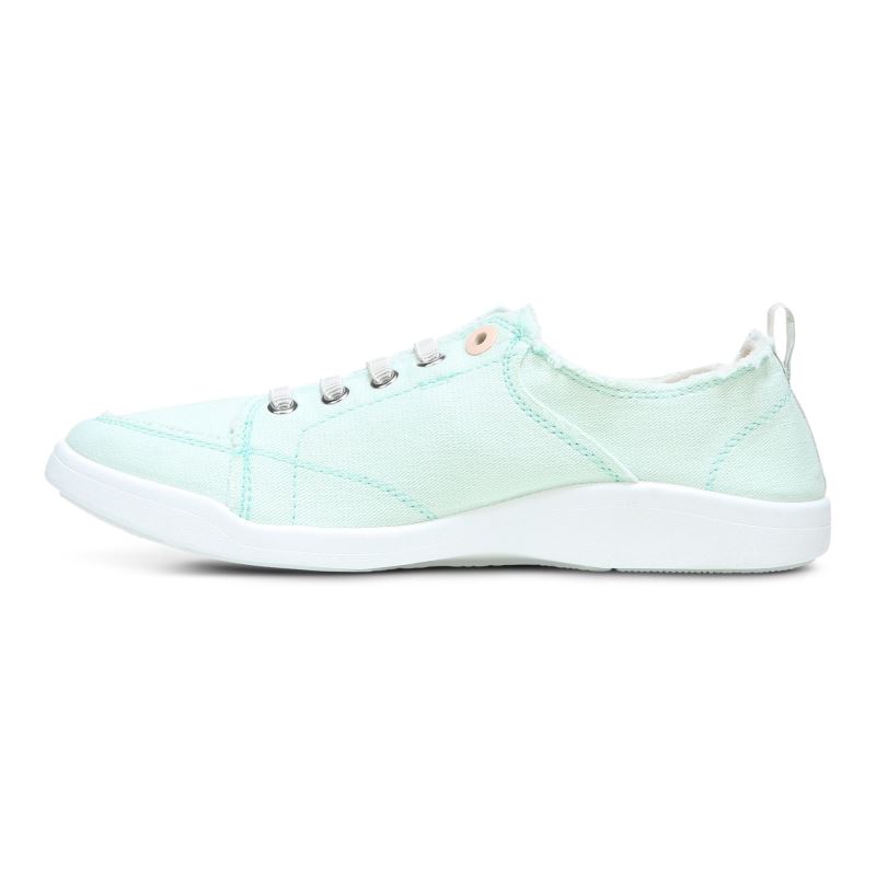 Vionic Women's Pismo Casual Sneaker - Seafoam Canvas
