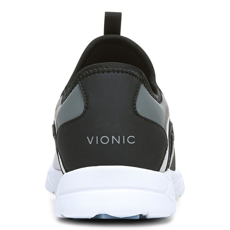 Vionic Women's Vayda Slip On Sneaker - Black Grey