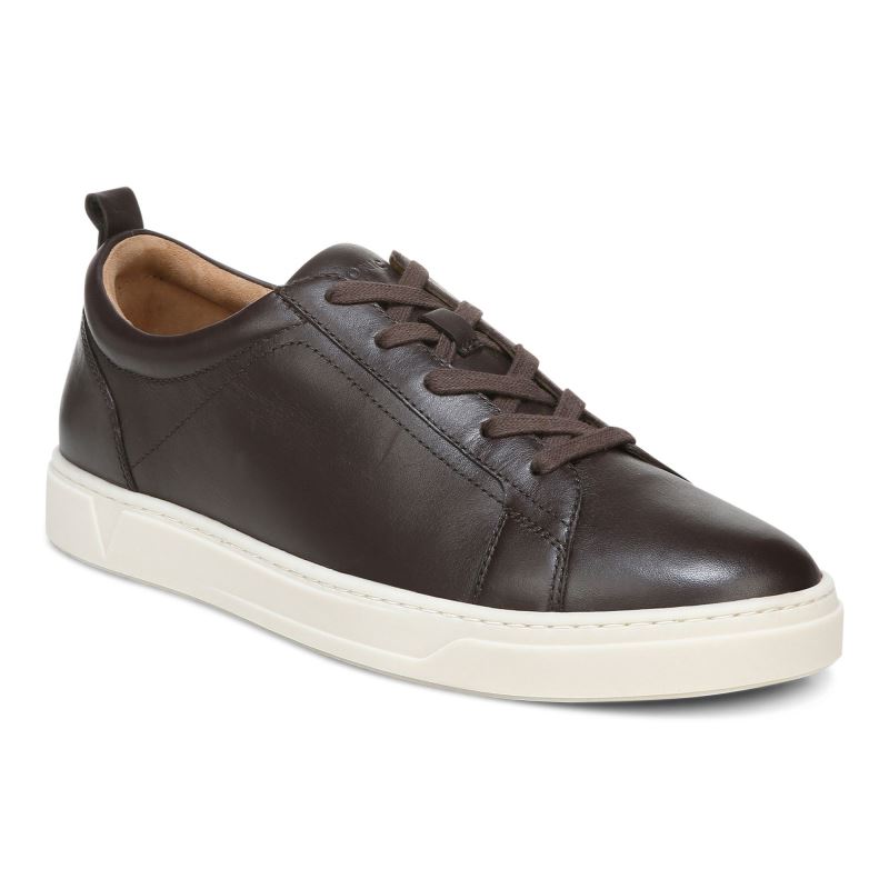 Vionic Men's Lucas Lace up Sneaker - Chocolate - Click Image to Close
