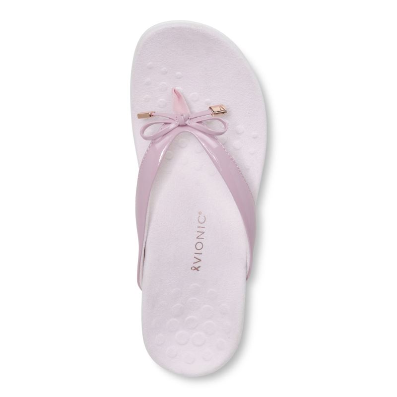 Vionic Women's Bella Toe Post Sandal - Cameo Pink