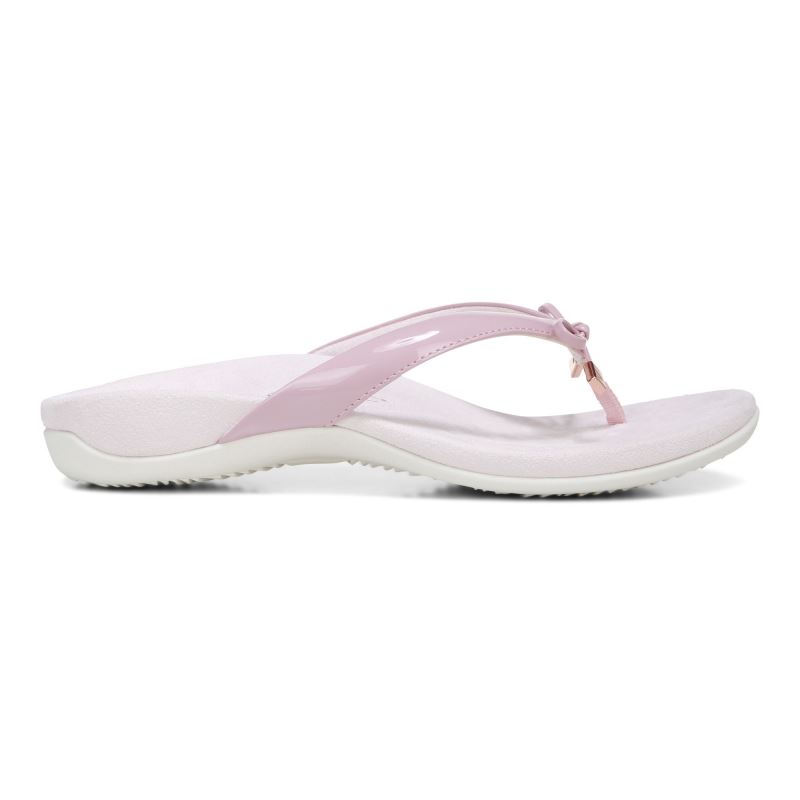 Vionic Women's Bella Toe Post Sandal - Cameo Pink