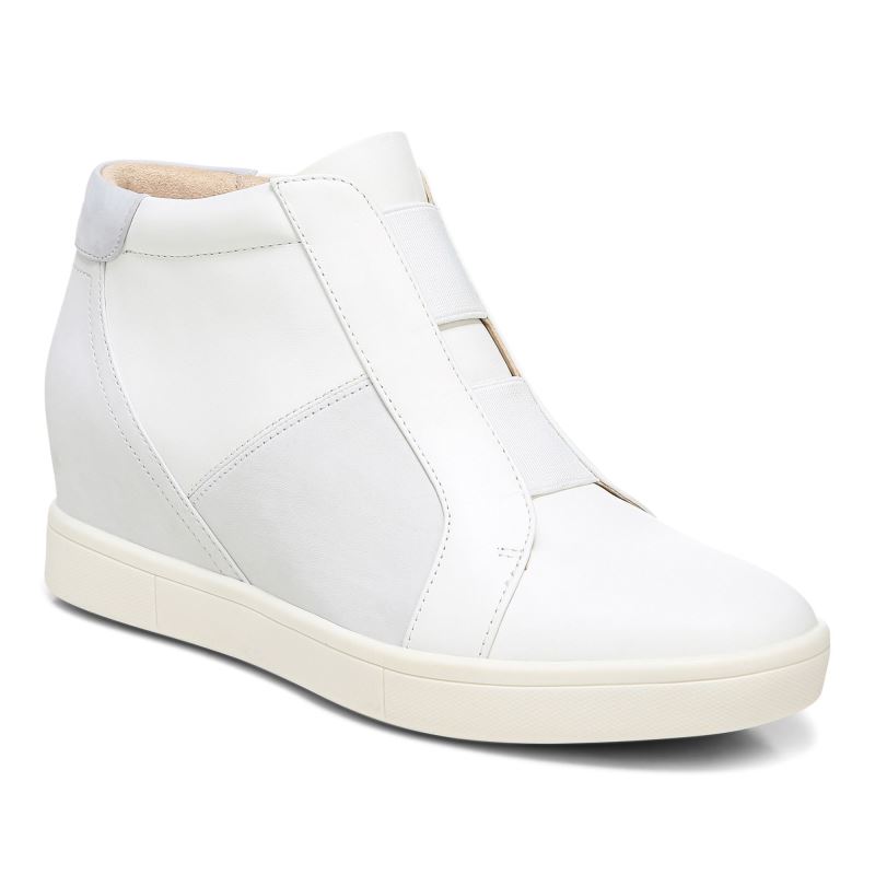 Vionic Women's Emery High Top - White - Click Image to Close
