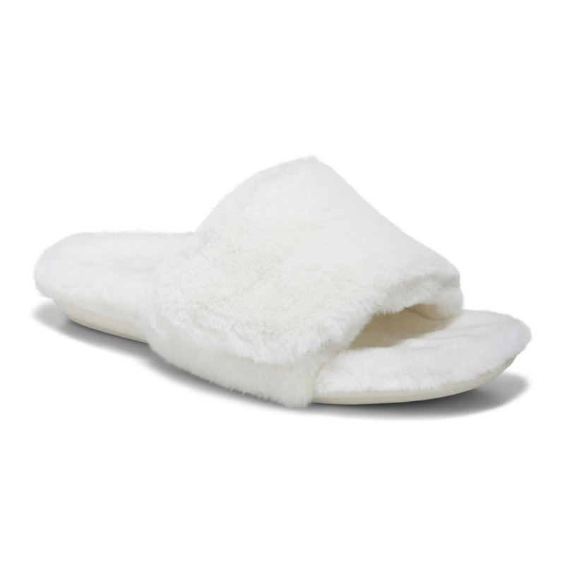 Vionic Women's Dream Plush Slipper - Marshmallow Plush - Click Image to Close