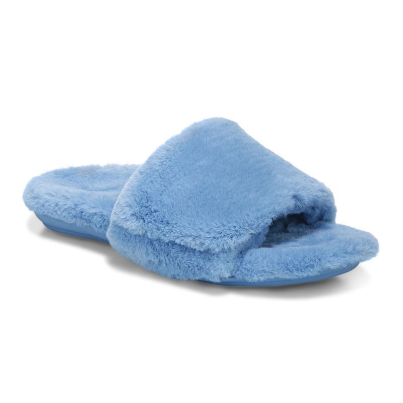 Vionic Women's Dream Plush Slipper - Sky Plush - Click Image to Close