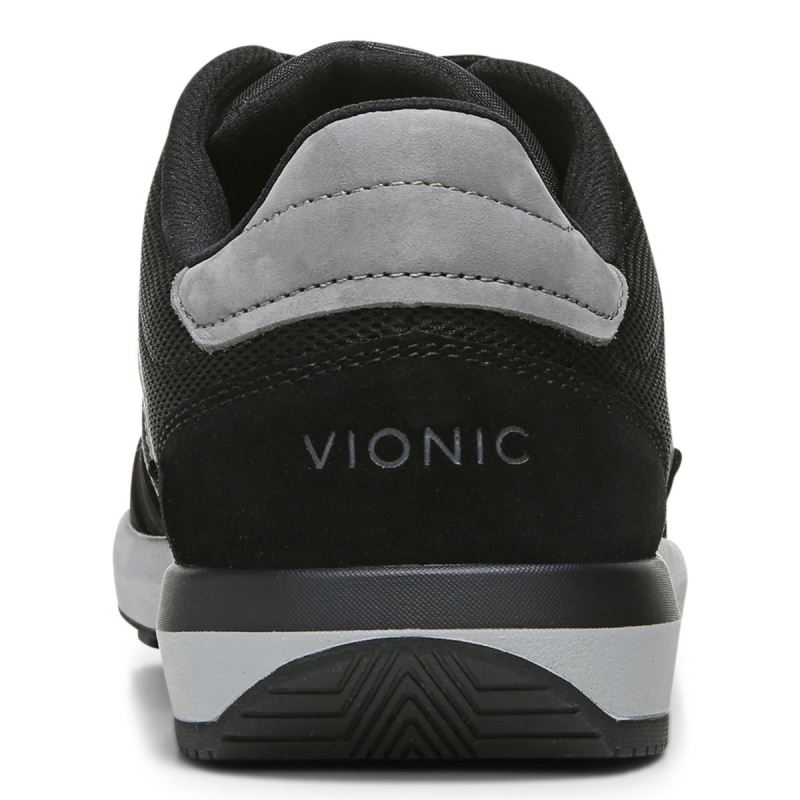 Vionic Men's Bradey Sneaker - Black Charcoal
