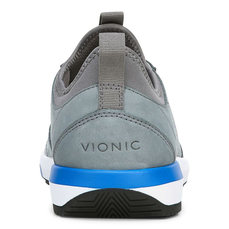 Vionic Men's Trent Sneaker - Grey Nubuck