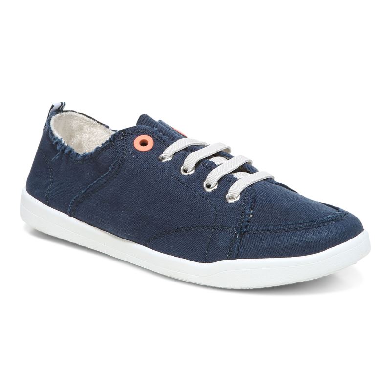 Vionic Women's Pismo Casual Sneaker - Navy Canvas - Click Image to Close