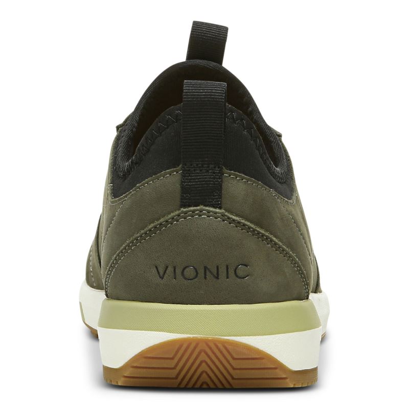 Vionic Men's Trent Sneaker - Olive Nubuck