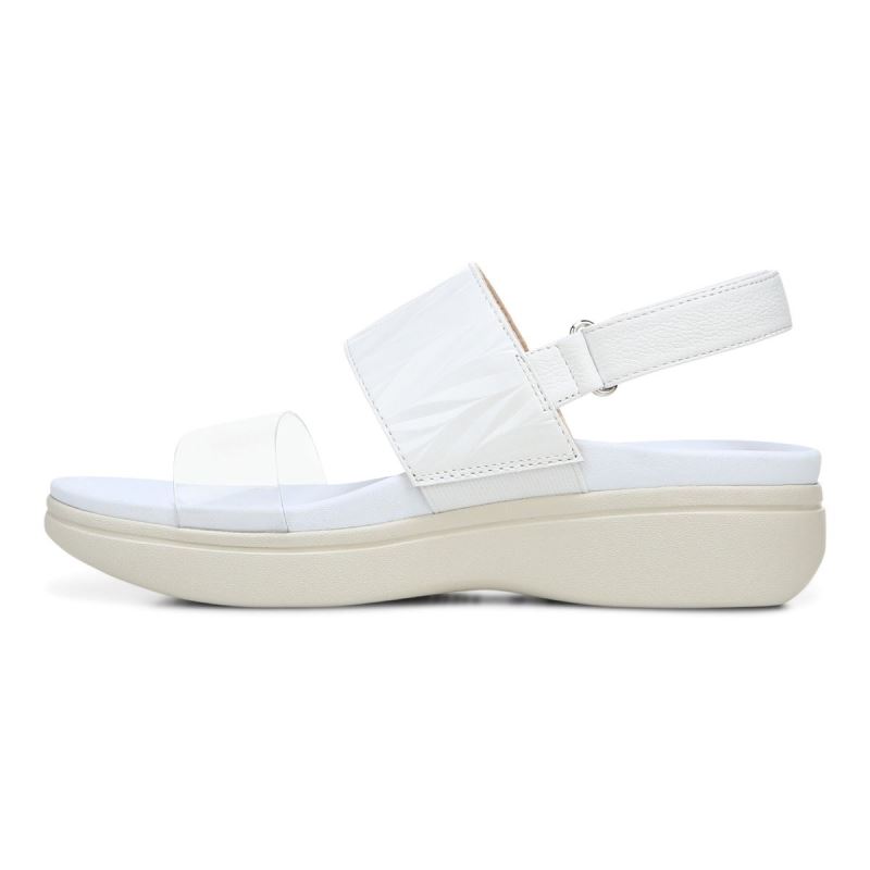 Vionic Women's Karleen Platform Sandal - White