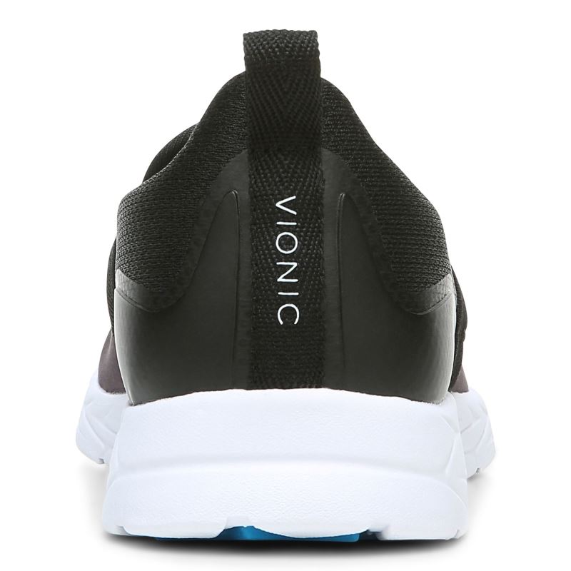 Vionic Women's Nalia Slip on Sneaker - Black Grey