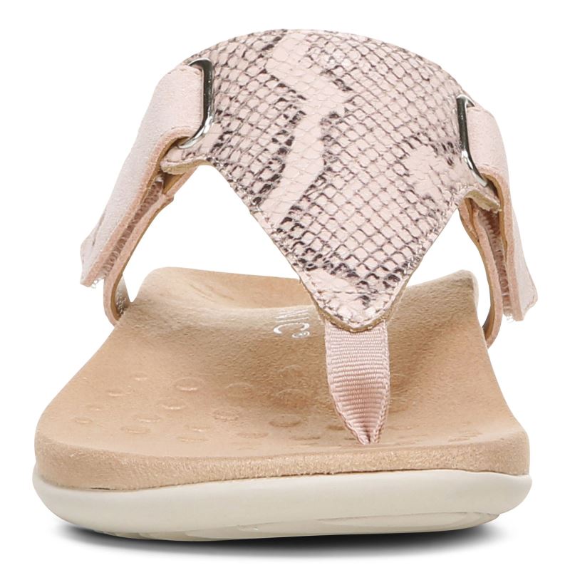 Vionic Women's Wanda T-Strap Sandal - Pale Blush