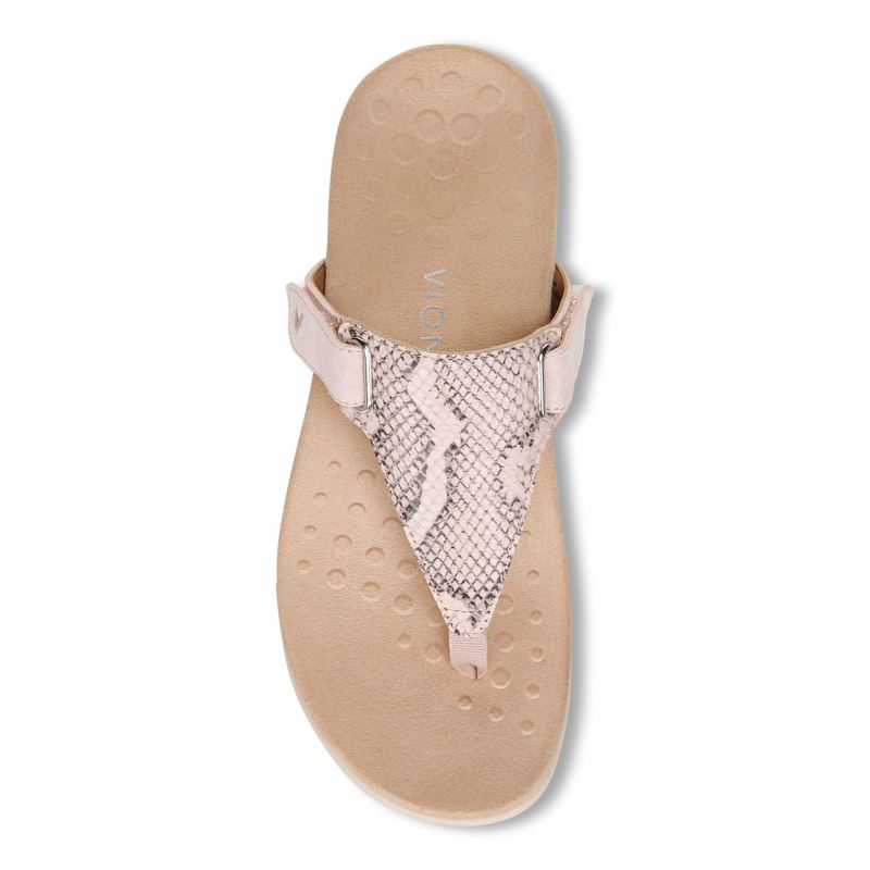 Vionic Women's Wanda T-Strap Sandal - Pale Blush