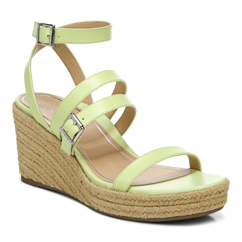 Vionic Women's Sabina Wedge - Pale Lime - Click Image to Close