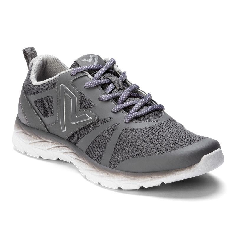 Vionic Women's Miles Active Sneaker - Grey - Click Image to Close