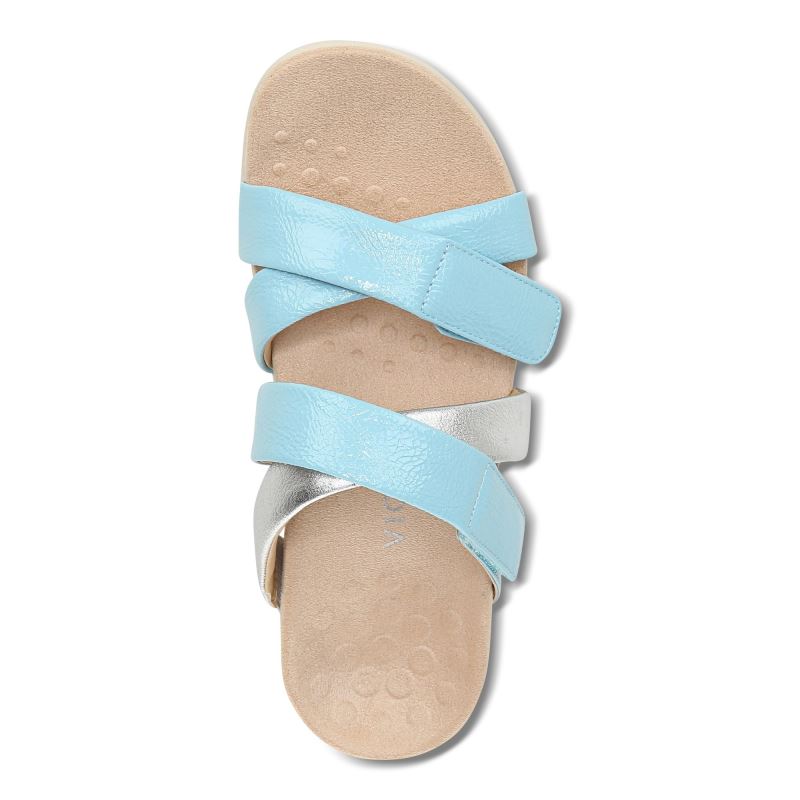 Vionic Women's Hadlie Slide Sandal - Porcelain Blue