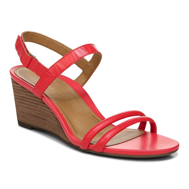 Vionic Women's Emmy Wedge Sandal - Poppy - Click Image to Close