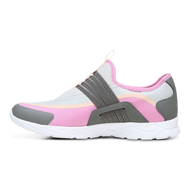 Vionic Women's Vayda Slip On Sneaker - Grey Pink