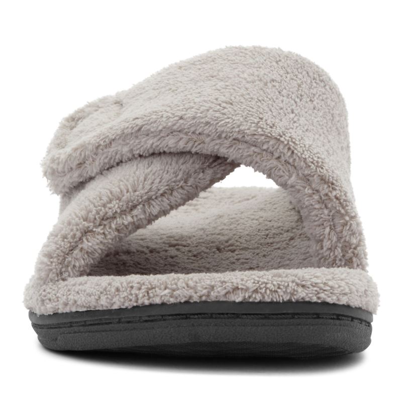 Vionic Women's Relax Slippers - Light Grey