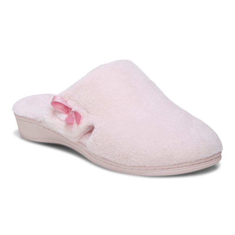 Vionic Women's Gemma Mule Slippers - Cameo Pink - Click Image to Close