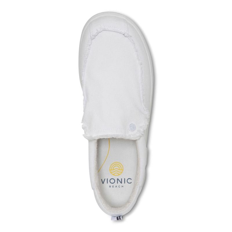 Vionic Men's Seaview Slip on Sneaker - White