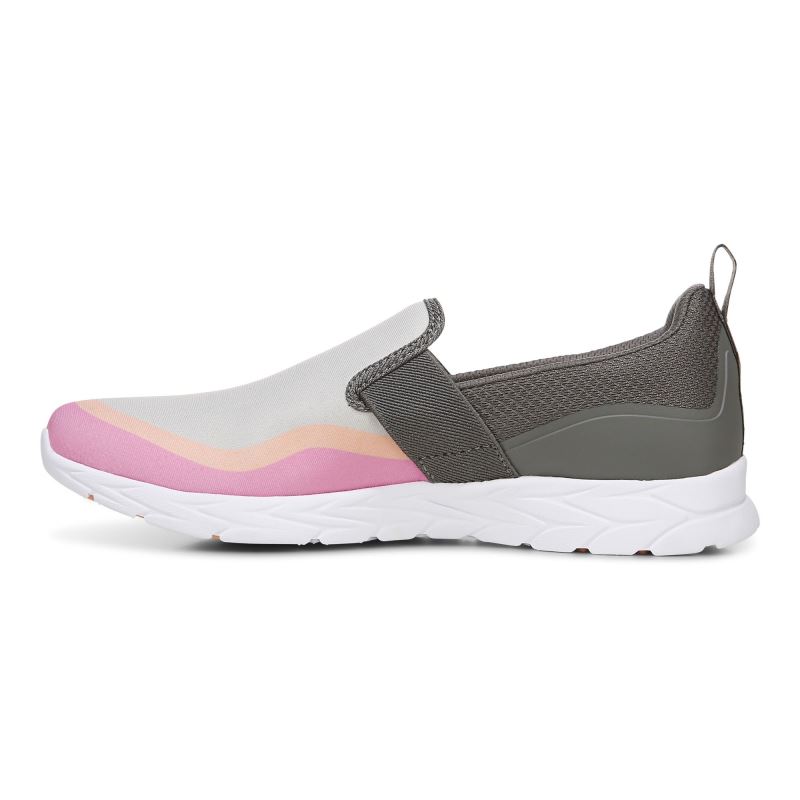 Vionic Women's Nalia Slip on Sneaker - Grey Pink