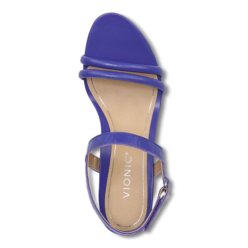 Vionic Women's Emmy Wedge Sandal - Royal Blue