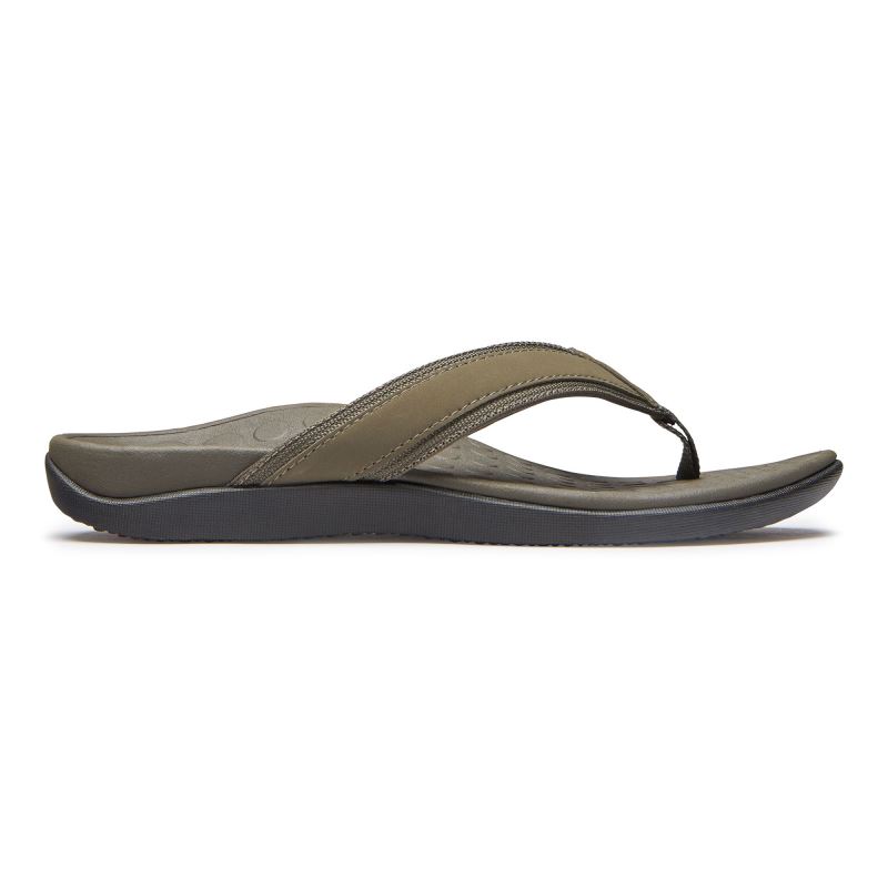 Vionic Men's Tide Toe Post Sandal - Olive
