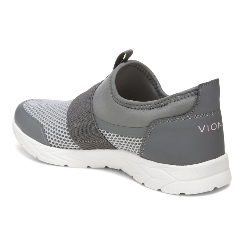 Vionic Women's Camrie Slip on Sneaker - Charcoal