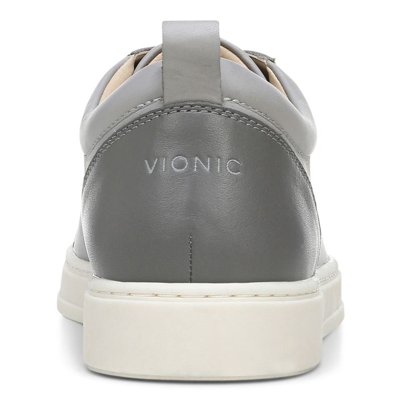 Vionic Men's Lucas Lace up Sneaker - Light Grey