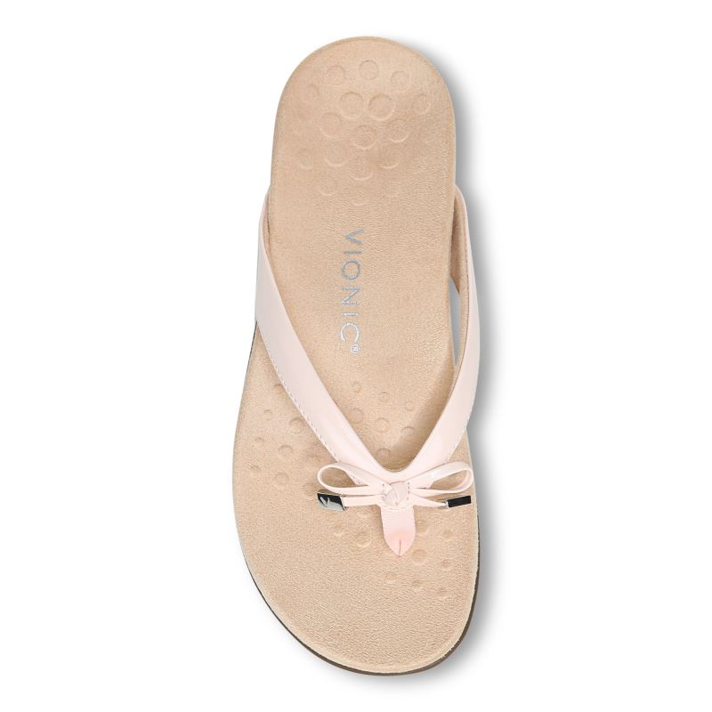Vionic Women's Bella Toe Post Sandal - Pale Blush