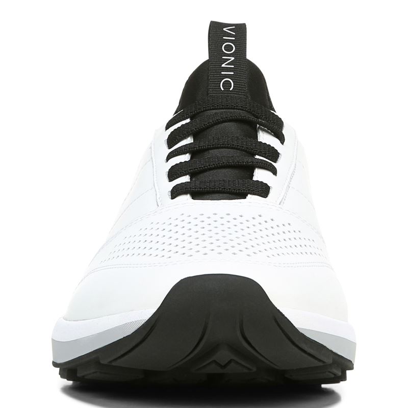 Vionic Men's Trent Sneaker - White Leather