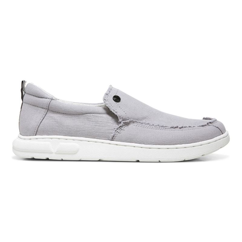 Vionic Men's Seaview Slip on Sneaker - Light Grey