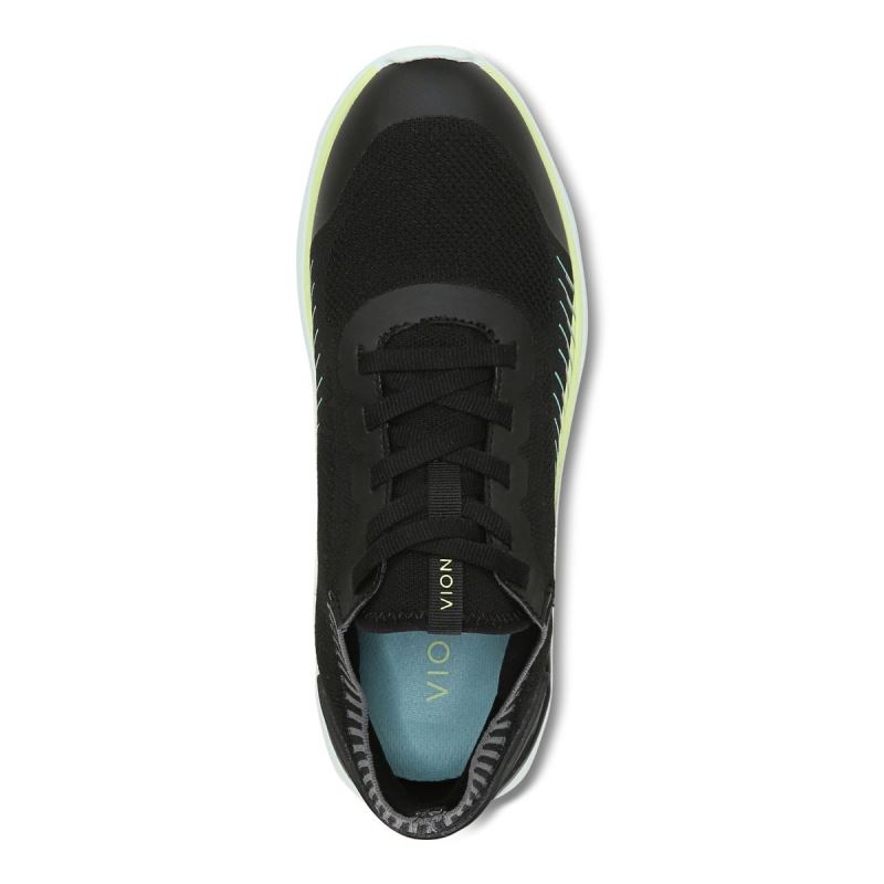 Vionic Women's Embolden Sneaker - Black Pale Lime