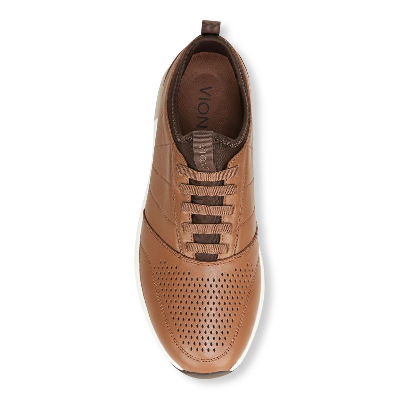 Vionic Men's Trent Sneaker - Toffee Leather