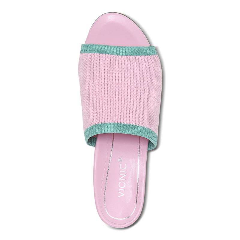 Vionic Women's Fleur Heeled Sandal - Cameo Pink