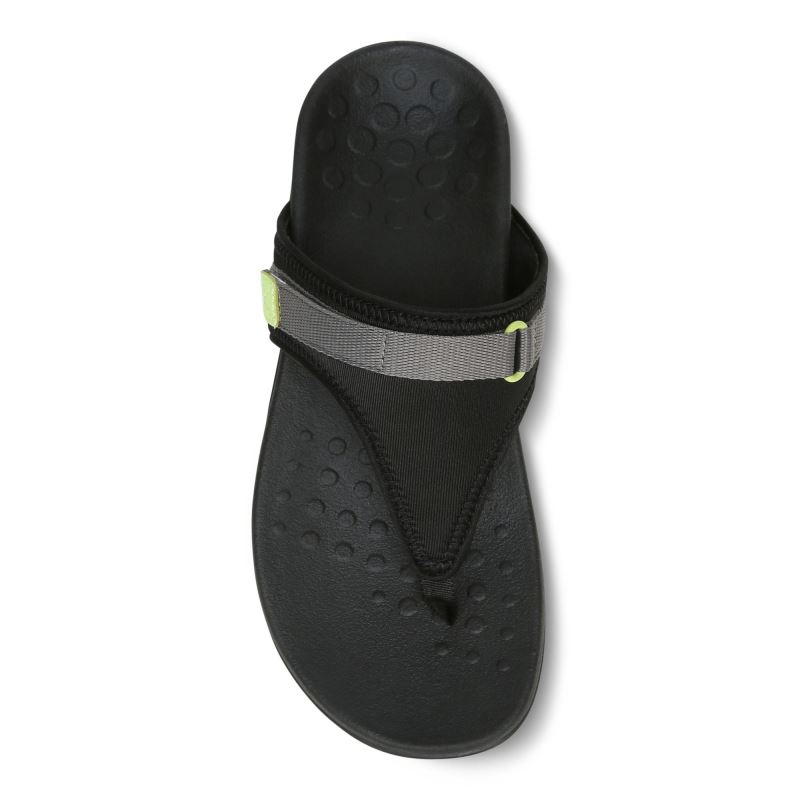 Vionic Women's Tiffany Toe Post Sandal - Black