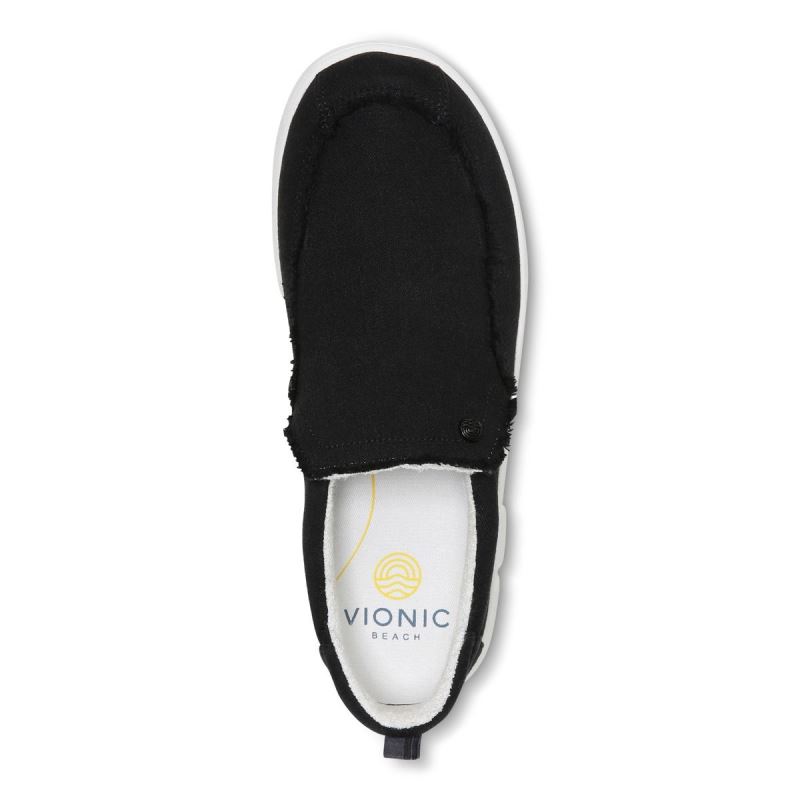 Vionic Men's Seaview Slip on Sneaker - Black
