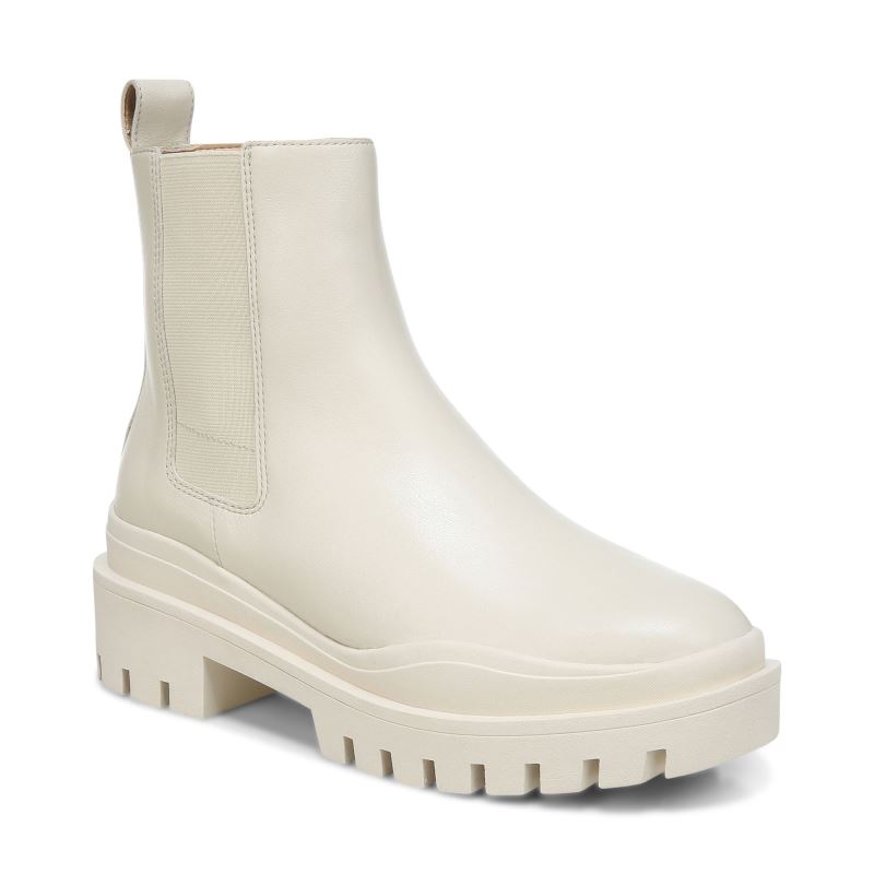 Vionic Women's Karsen Boot - Cream Leather