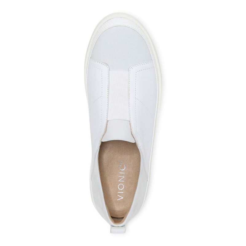 Vionic Women's Zinah Slip on Sneaker - White