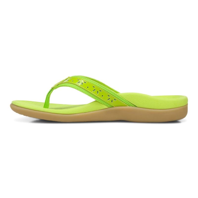Vionic Women's Casandra Toe Post Sandal - Lime