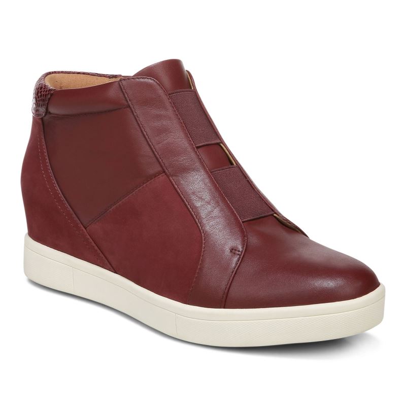 Vionic Women's Emery High Top - Port - Click Image to Close