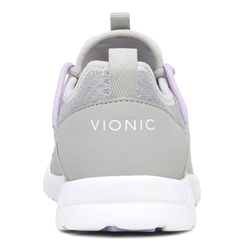 Vionic Women's Zeliya Lace Up Sneaker - Grey