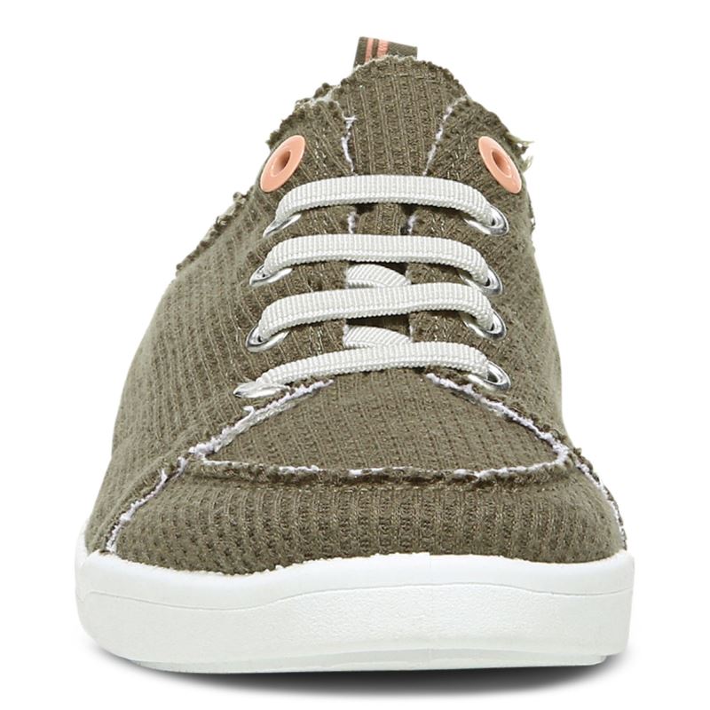Vionic Women's Pismo Casual Sneaker - Olive Knit