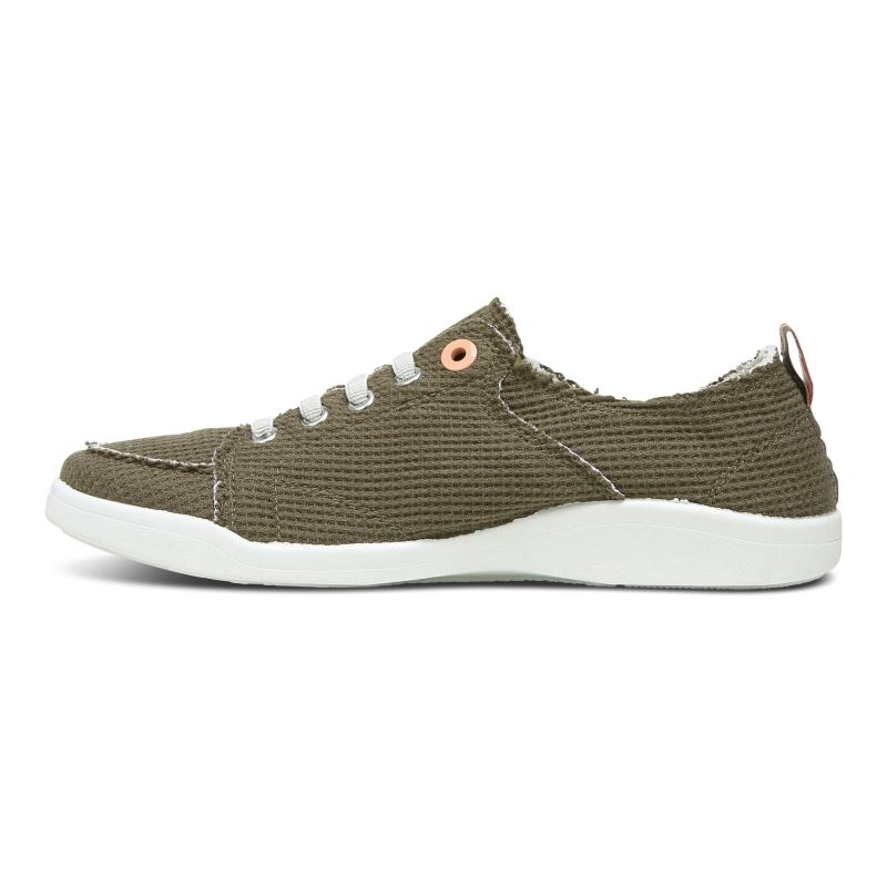 Vionic Women's Pismo Casual Sneaker - Olive Knit